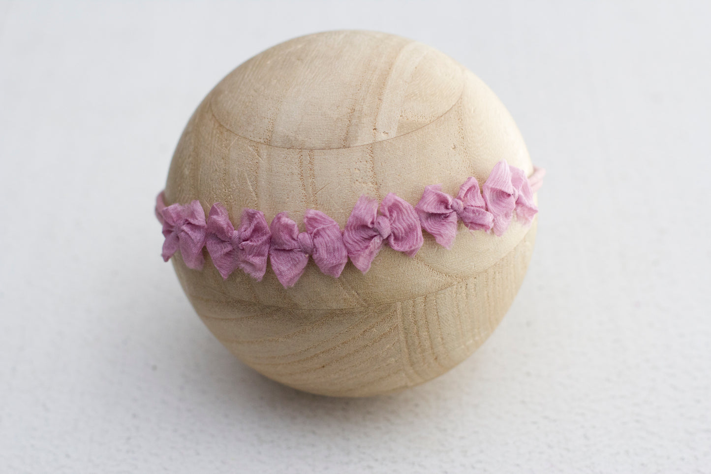 Mauve | Tiny Multi bow tieback