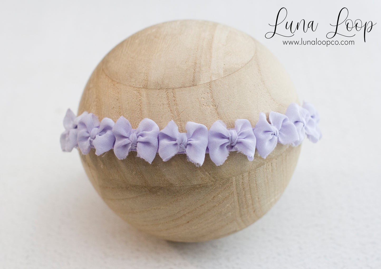 Purple | Lavender Tiny Multi bow tieback