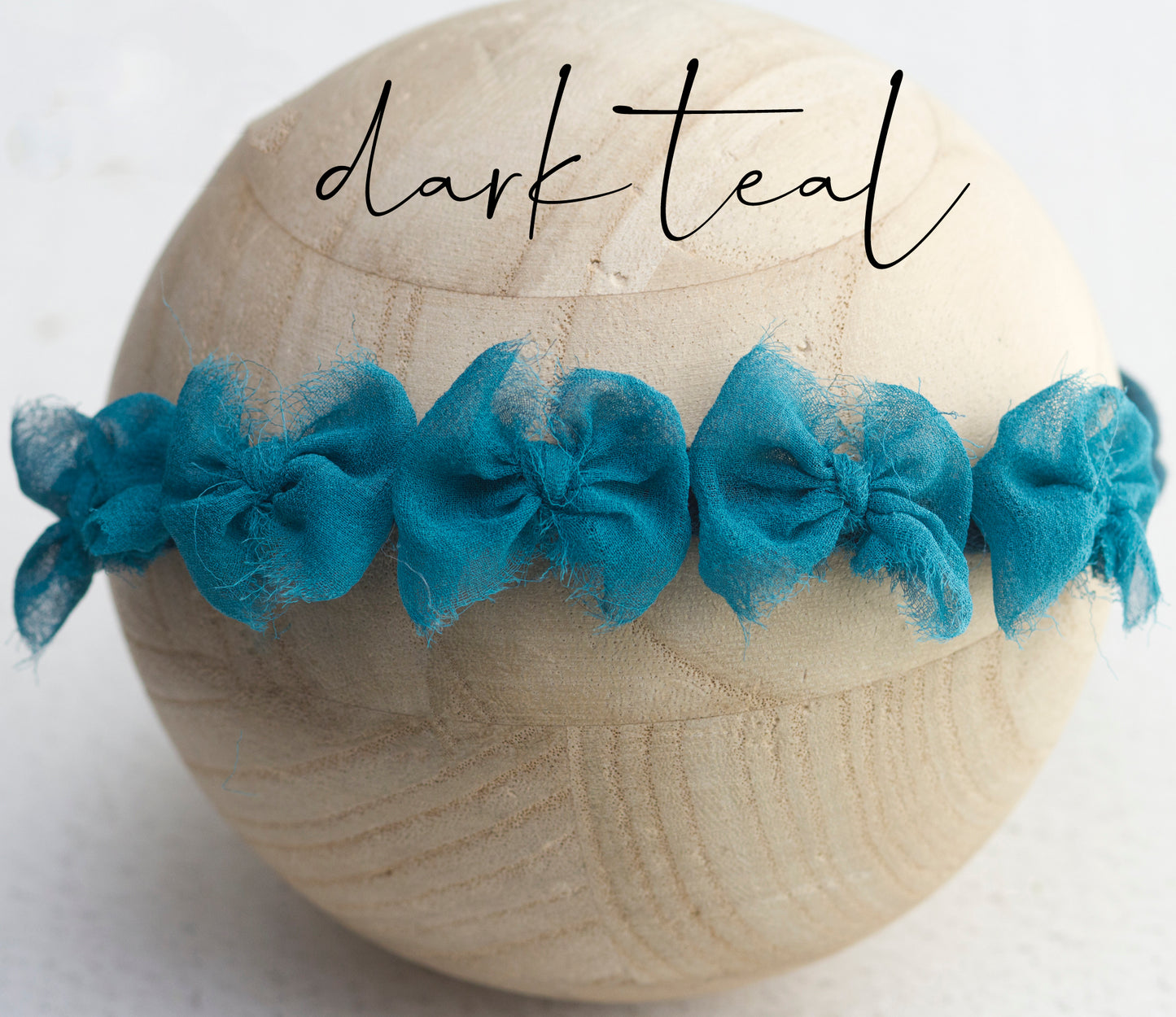 Blue | Dark teal 5 bow tieback