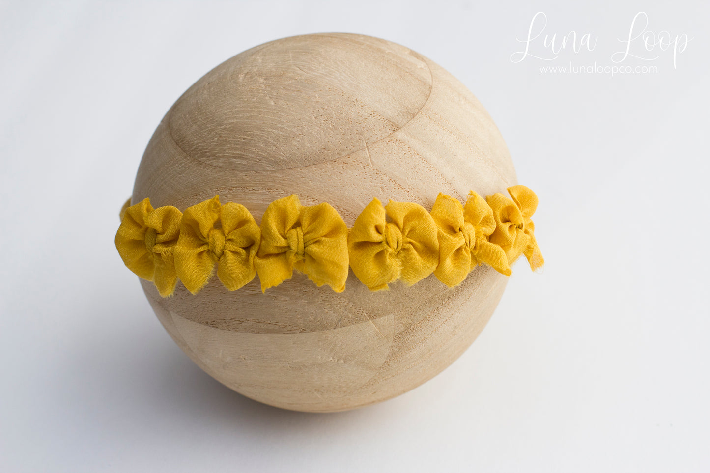 Mustard | Tiny multi bow tieback