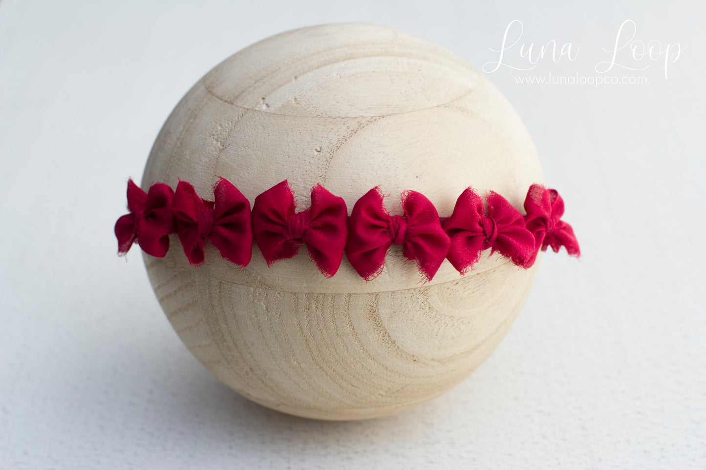 Red | Tiny Red Multi bow tieback