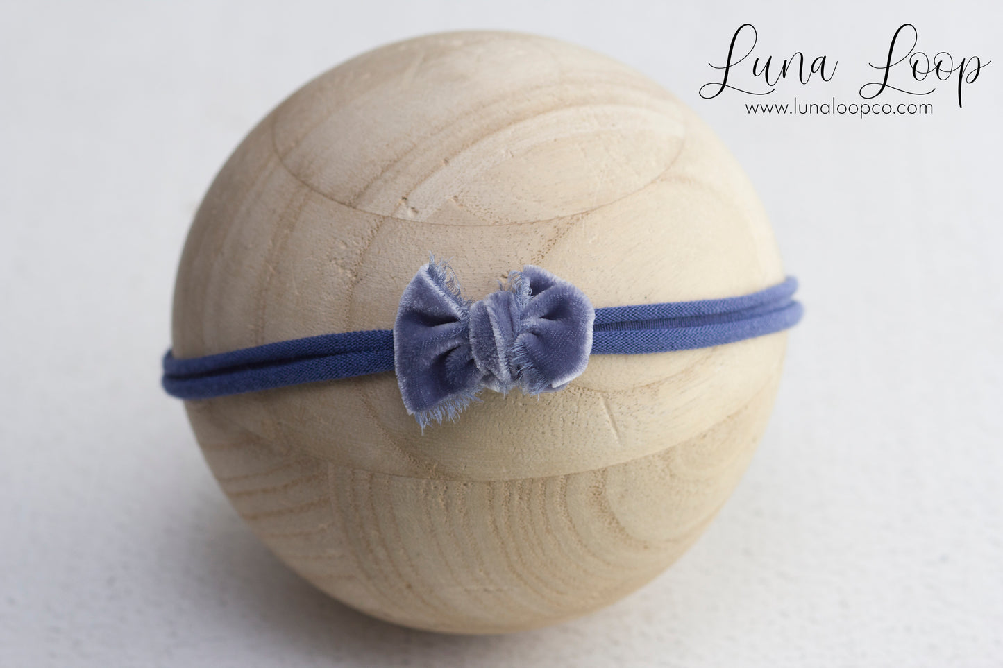 Blue | Pacific Velvet bow