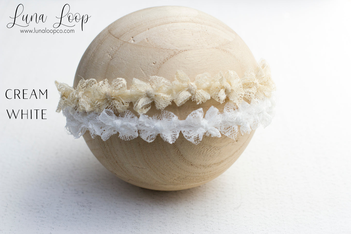 Lace multi bow tieback