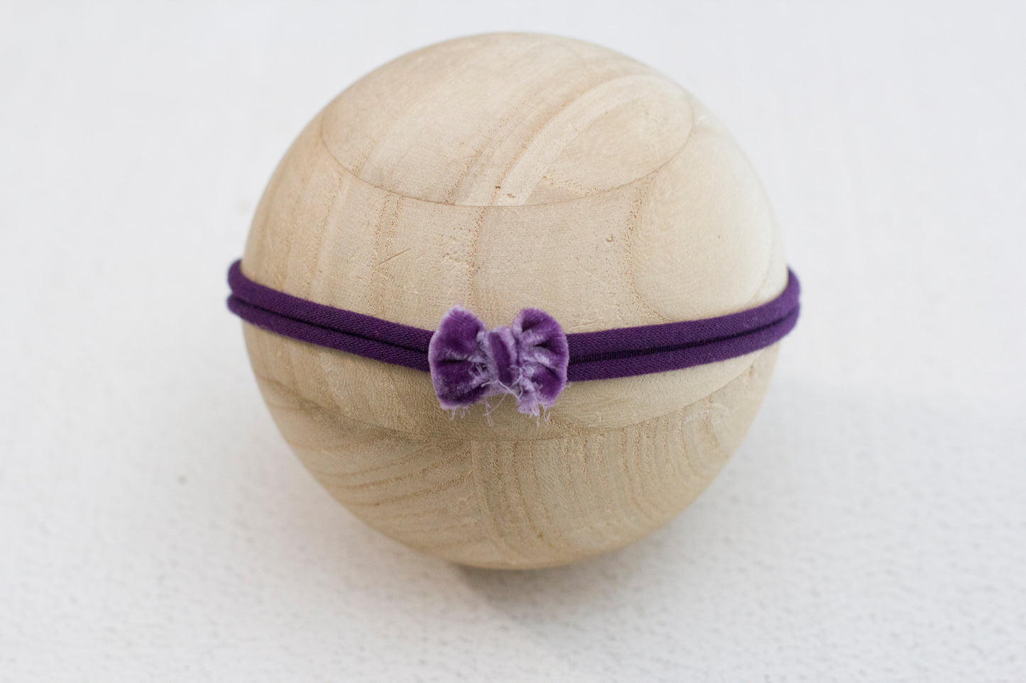 $ Purple | Dainty Velvet Bow