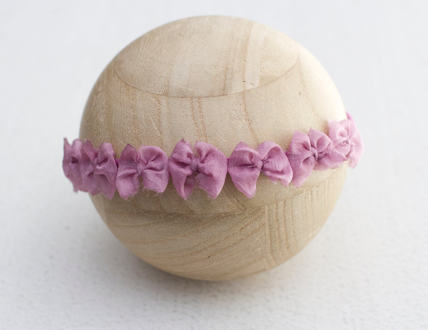 Mauve | Tiny Multi bow tieback