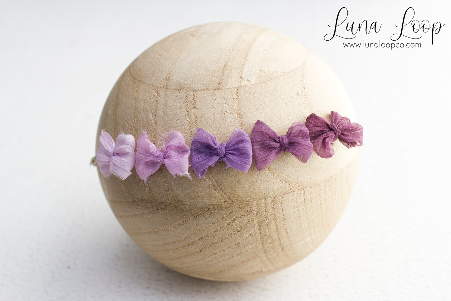 Purple | Ombre Crinkle Tieback