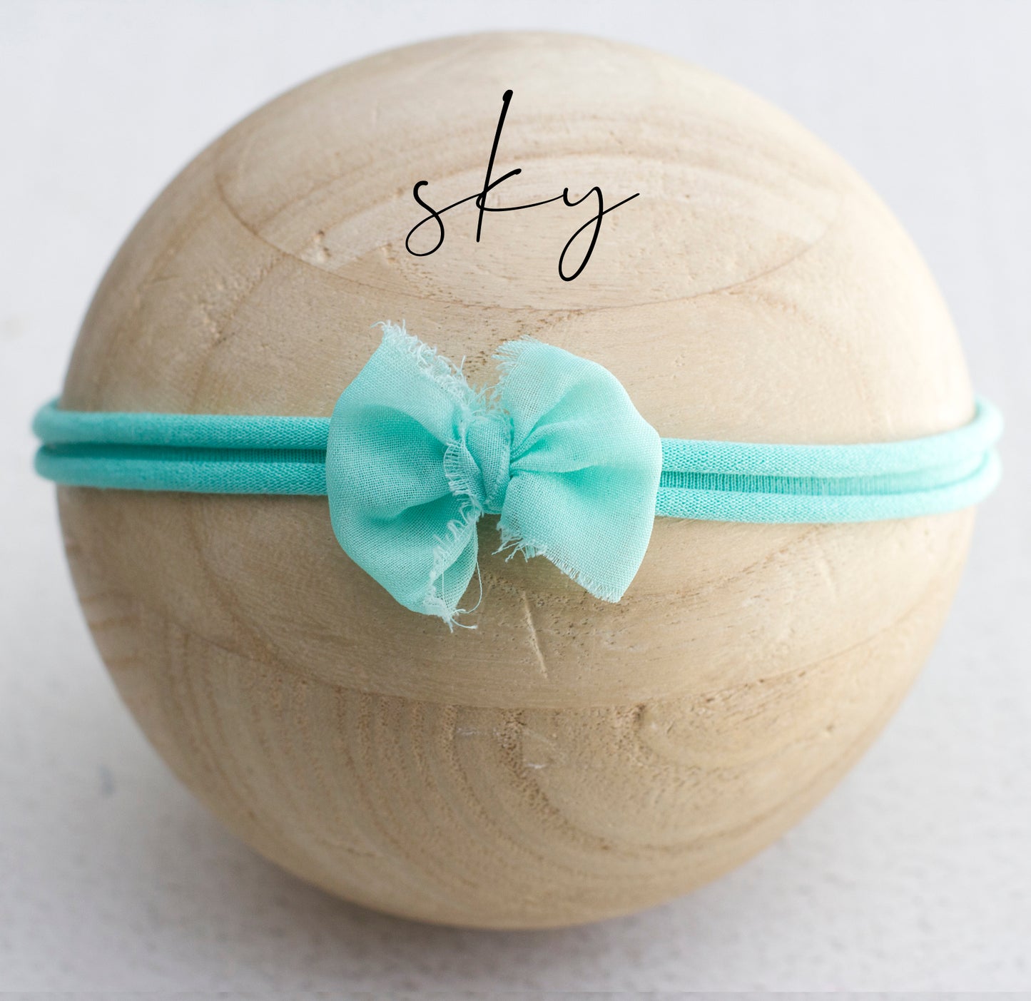 Blue | Sky Chiffon tieback