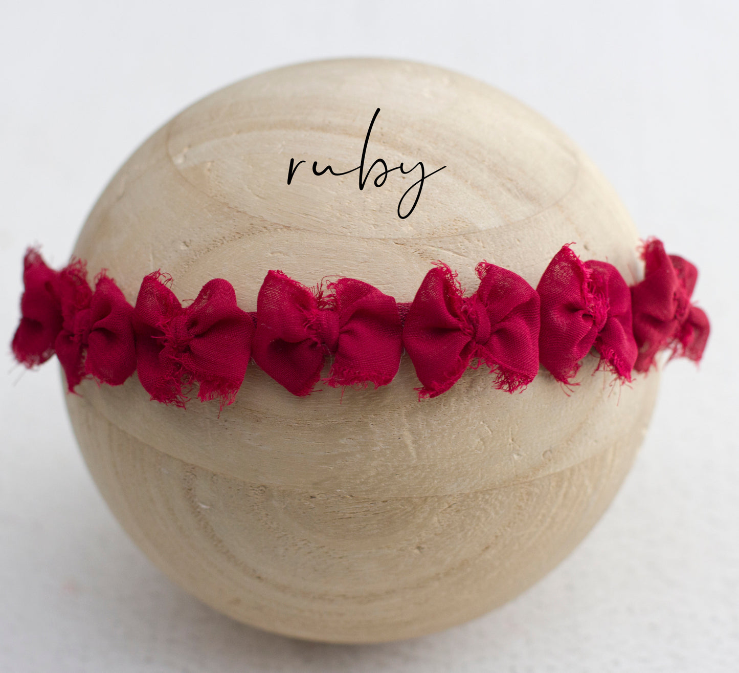 Red | Ruby Multibow Tiny Chiffon