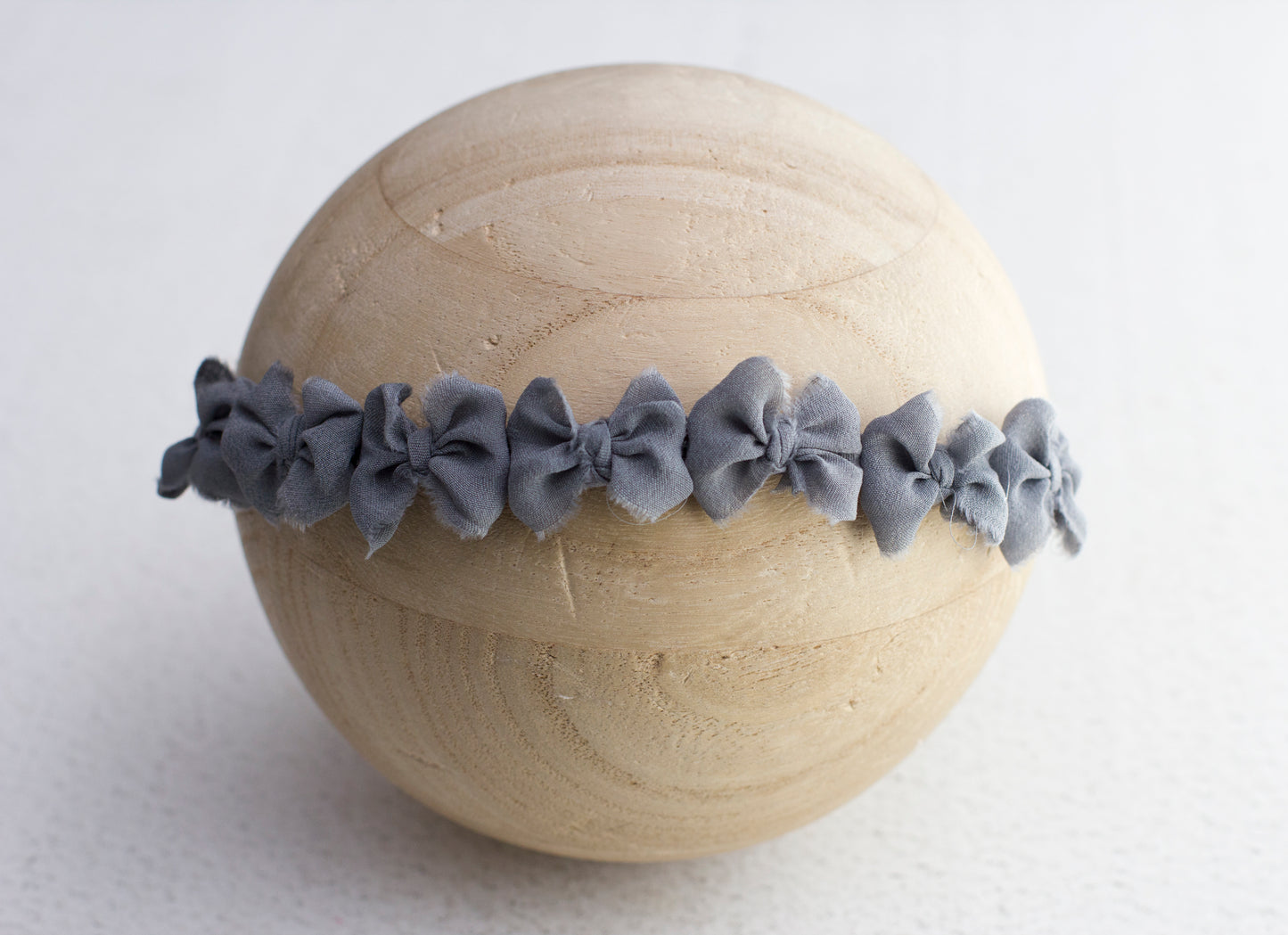 Grey | Charcoal Tiny Multi bow tieback