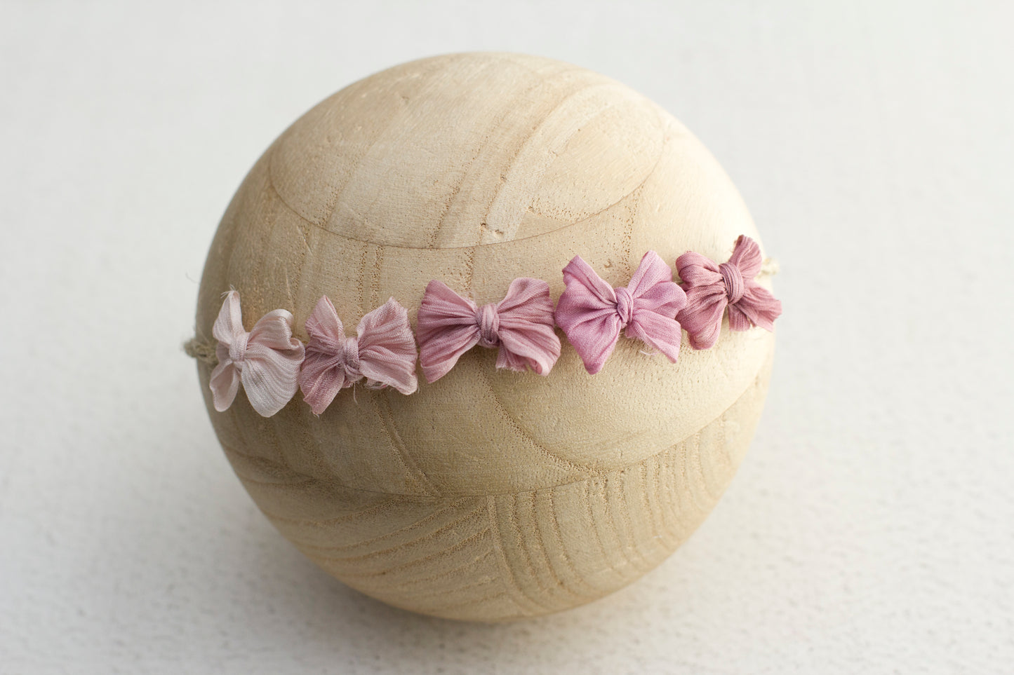 Pink | Ombre Crinkle Tieback