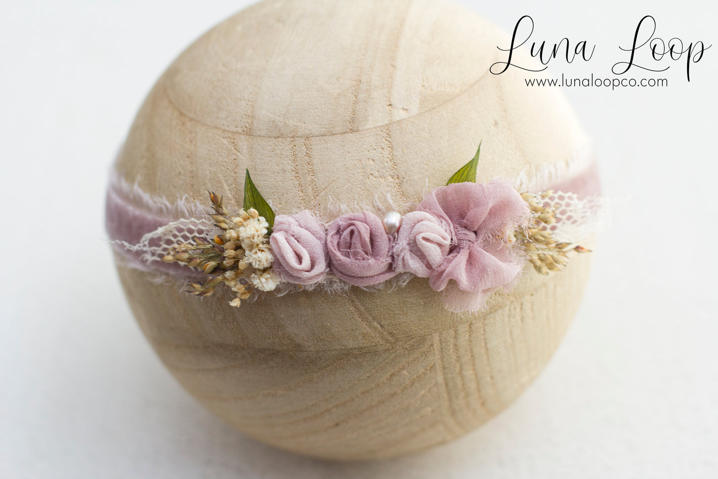 Mauve | Luxe Velvet Tieback