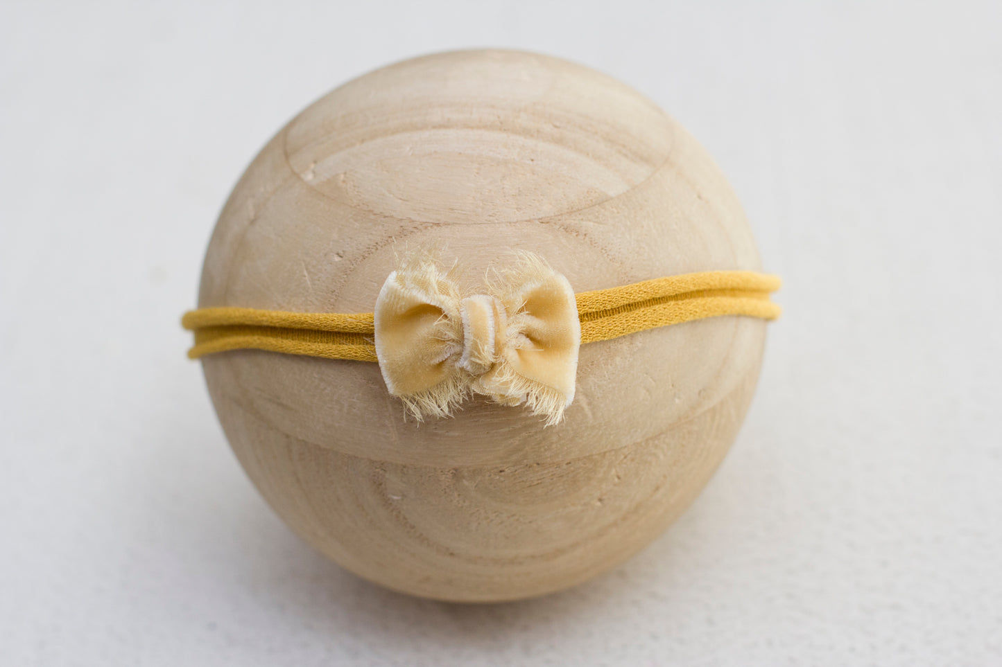 Mustard | Velvet Bow