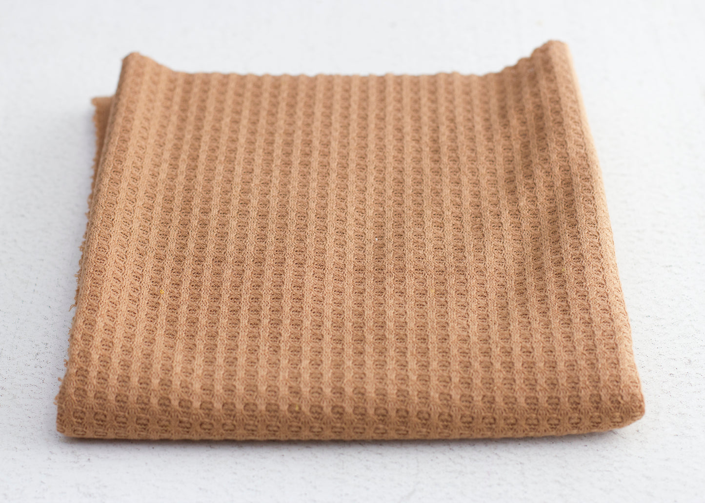 Camel | Waffle knit wrap