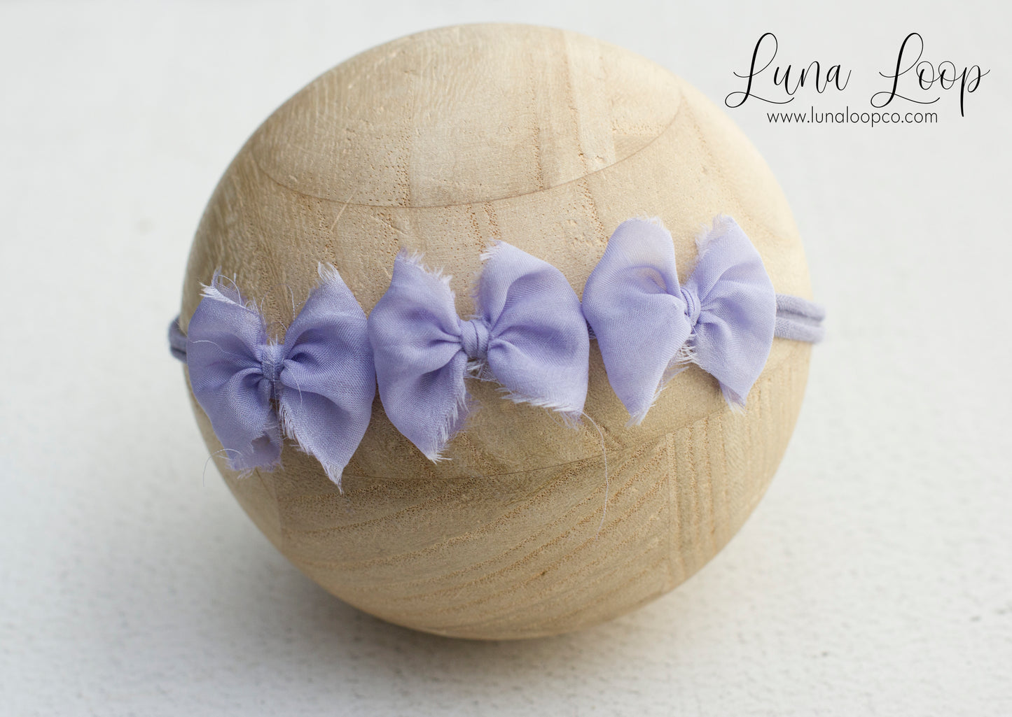 Purple | Lavender Trio bow
