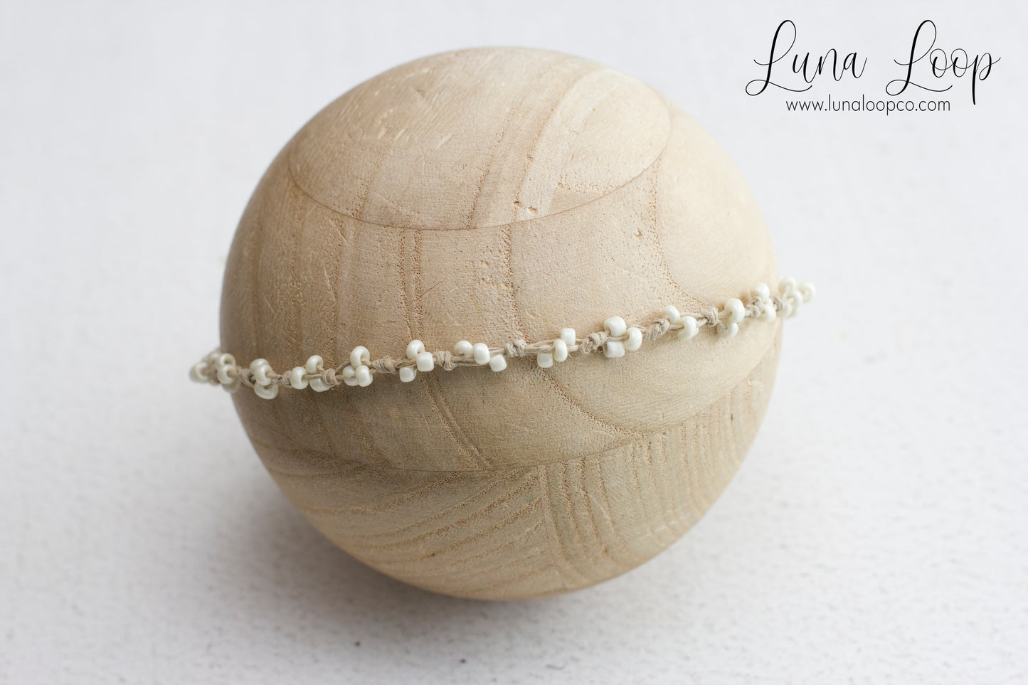 Cream | beaded