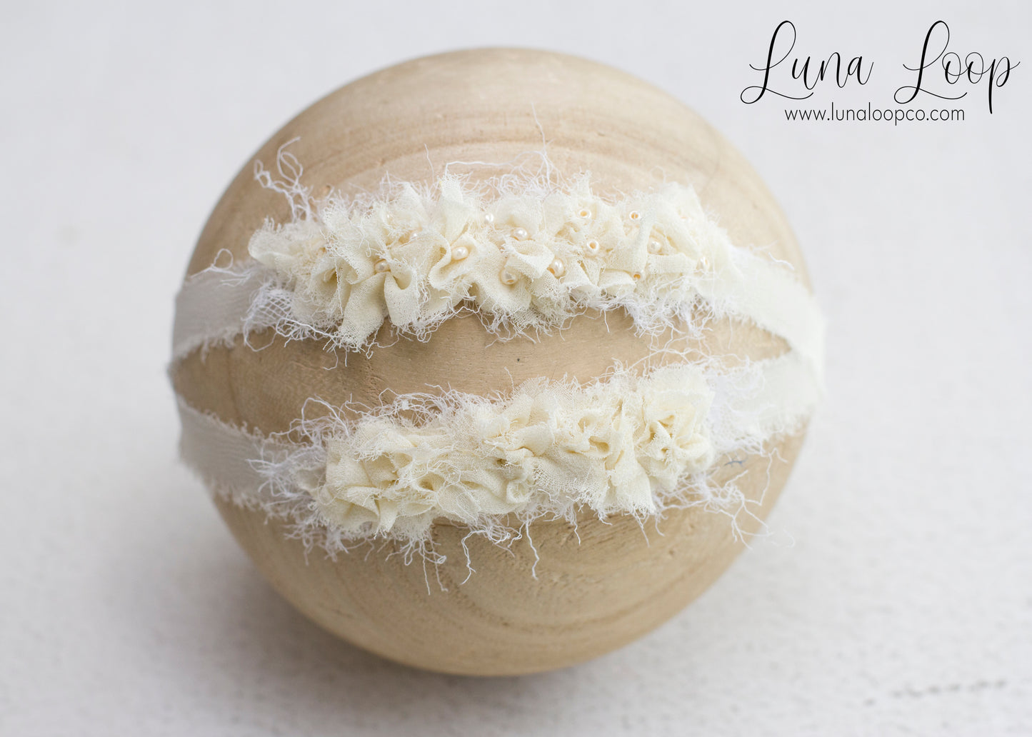 Cream | Shabby Tieback