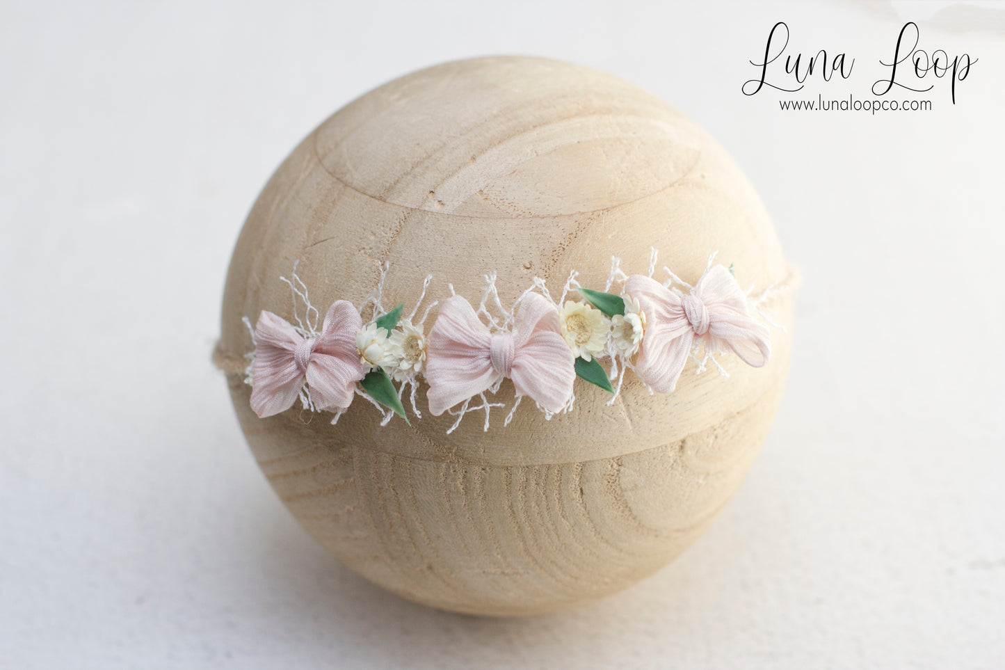 Pink | Crinkle Multi bow