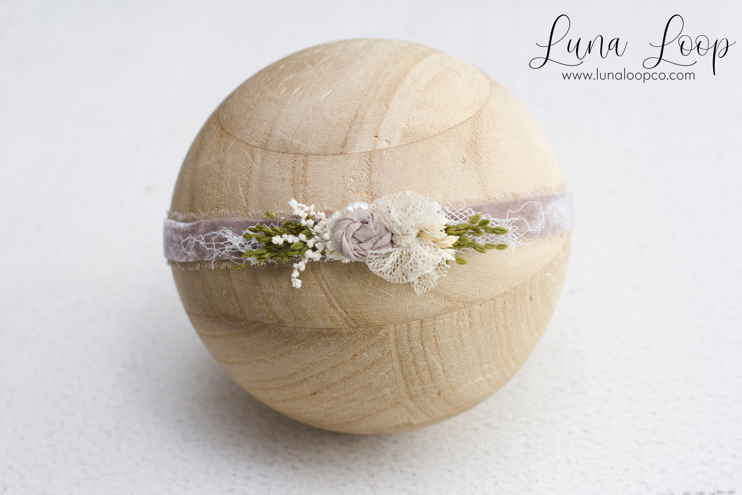 Taupe | Luxe Velvet Tieback