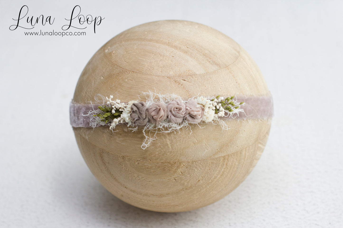 Taupe | Luxe Velvet Tieback