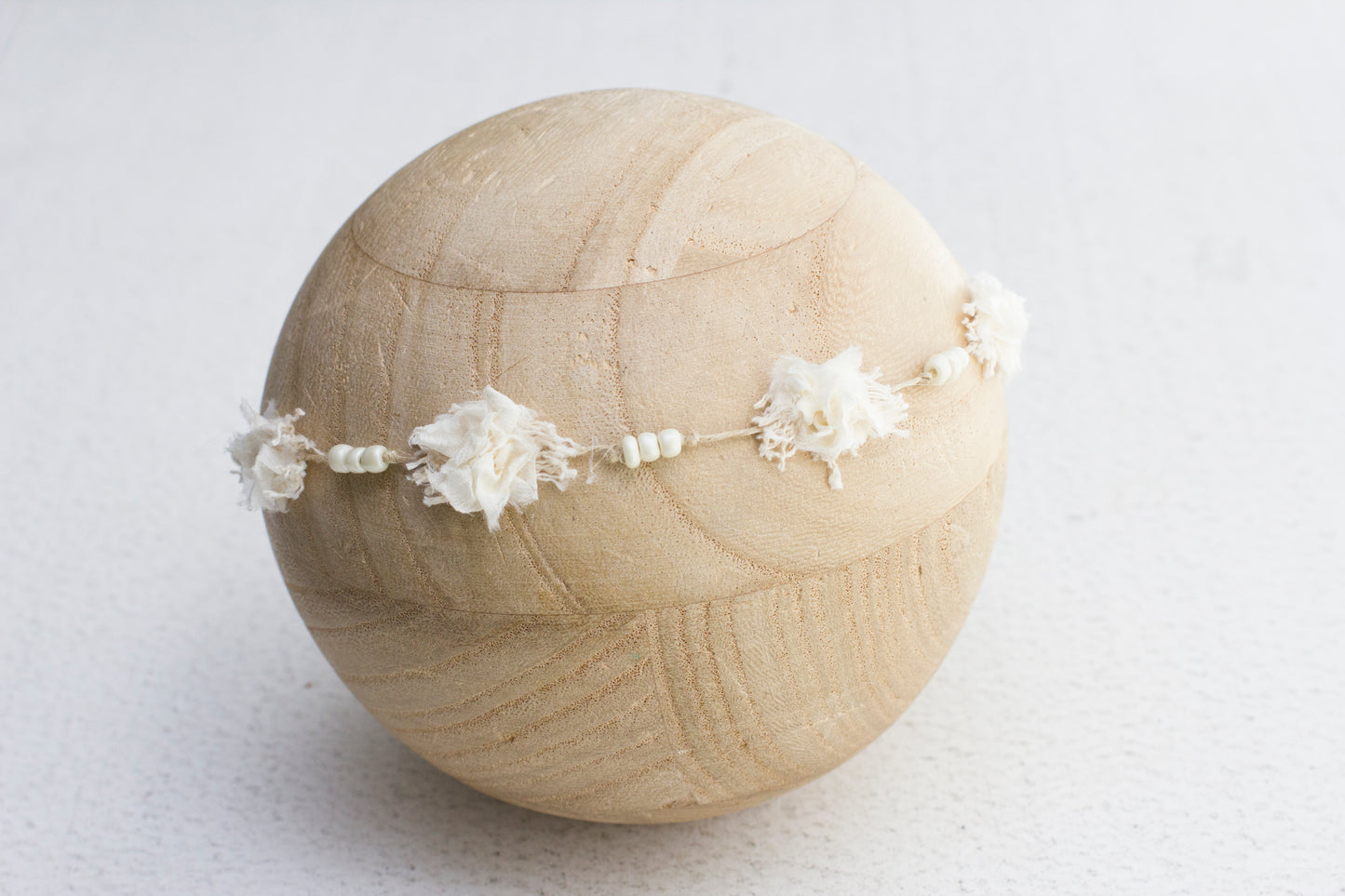 White | Shabby Tieback