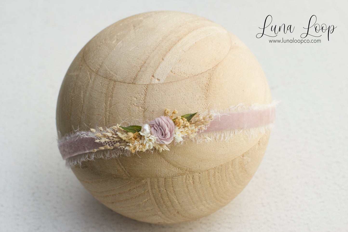 Pink | Luxe Velvet Tieback