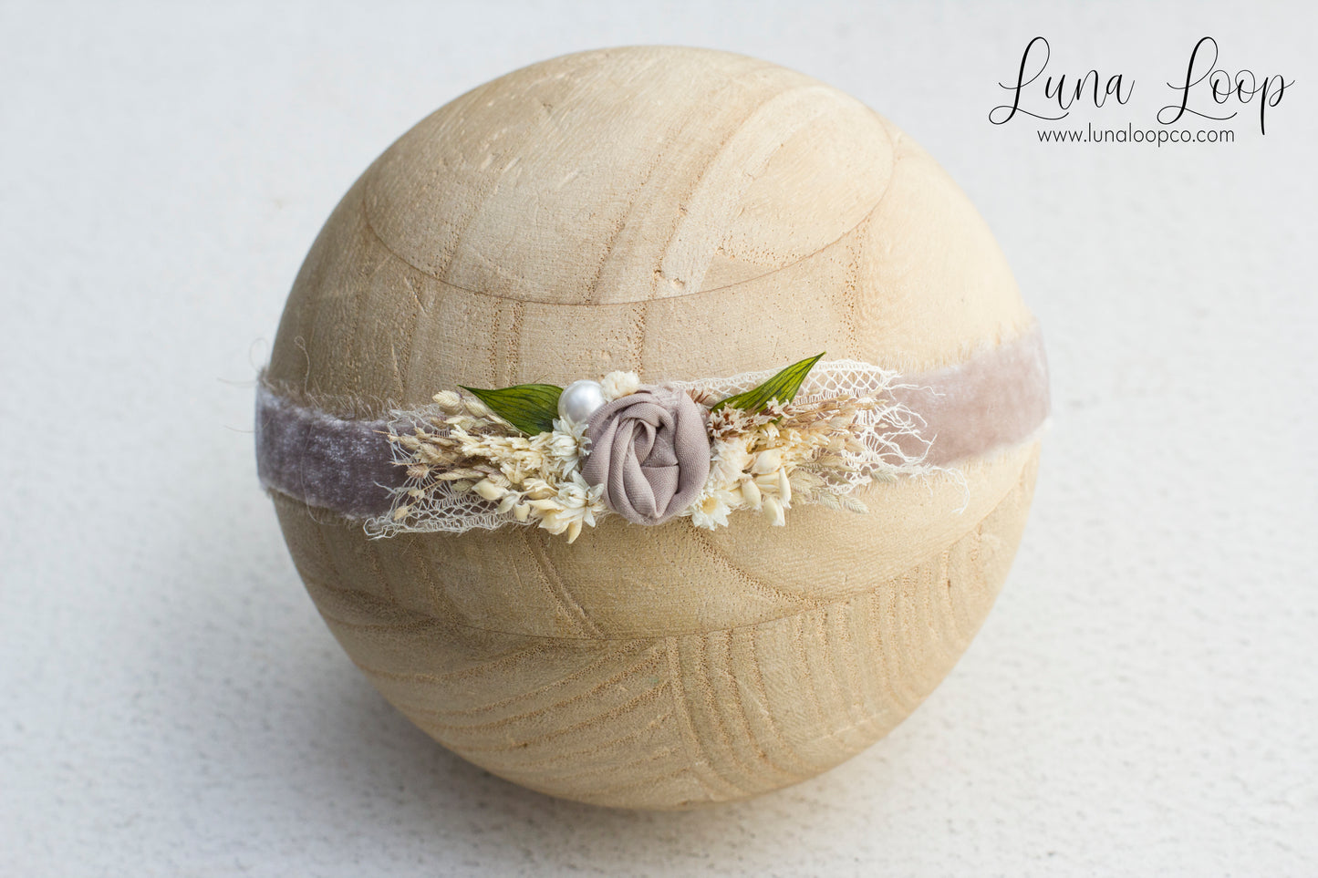 Taupe | Luxe Velvet Tieback