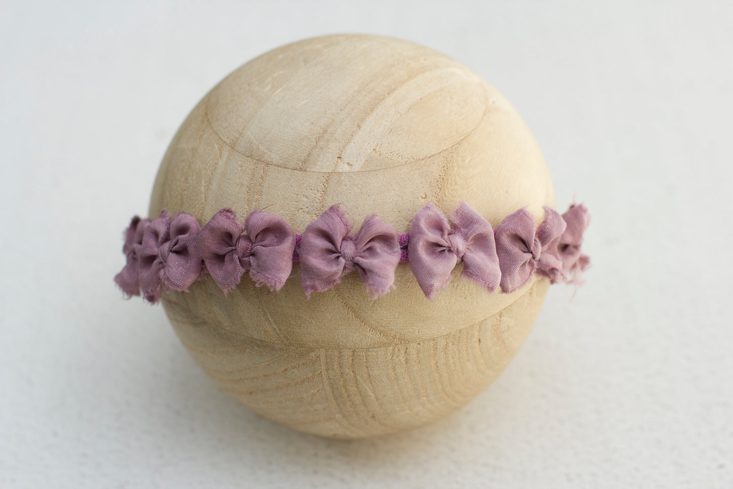 $7 Mauve | Tiny Multi bow tieback
