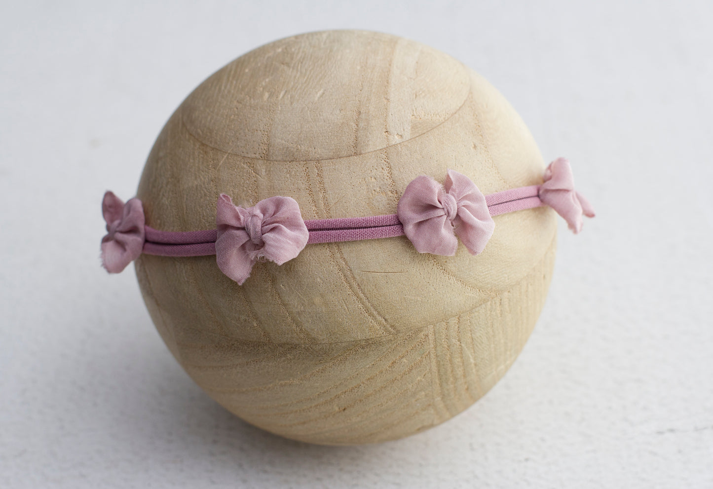 Mauve | Light Mauve quad bow