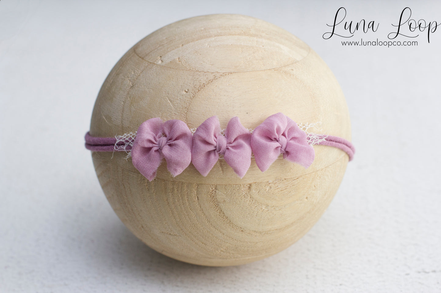 Purple | Mauve Trio bow