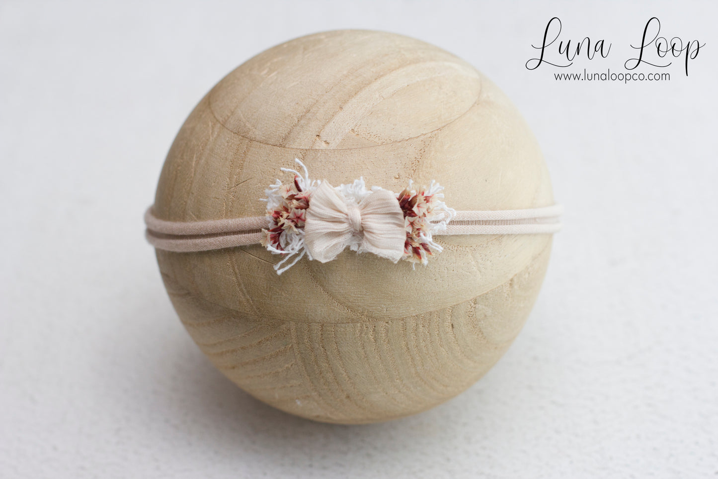 Cream | Flower Bow tieback