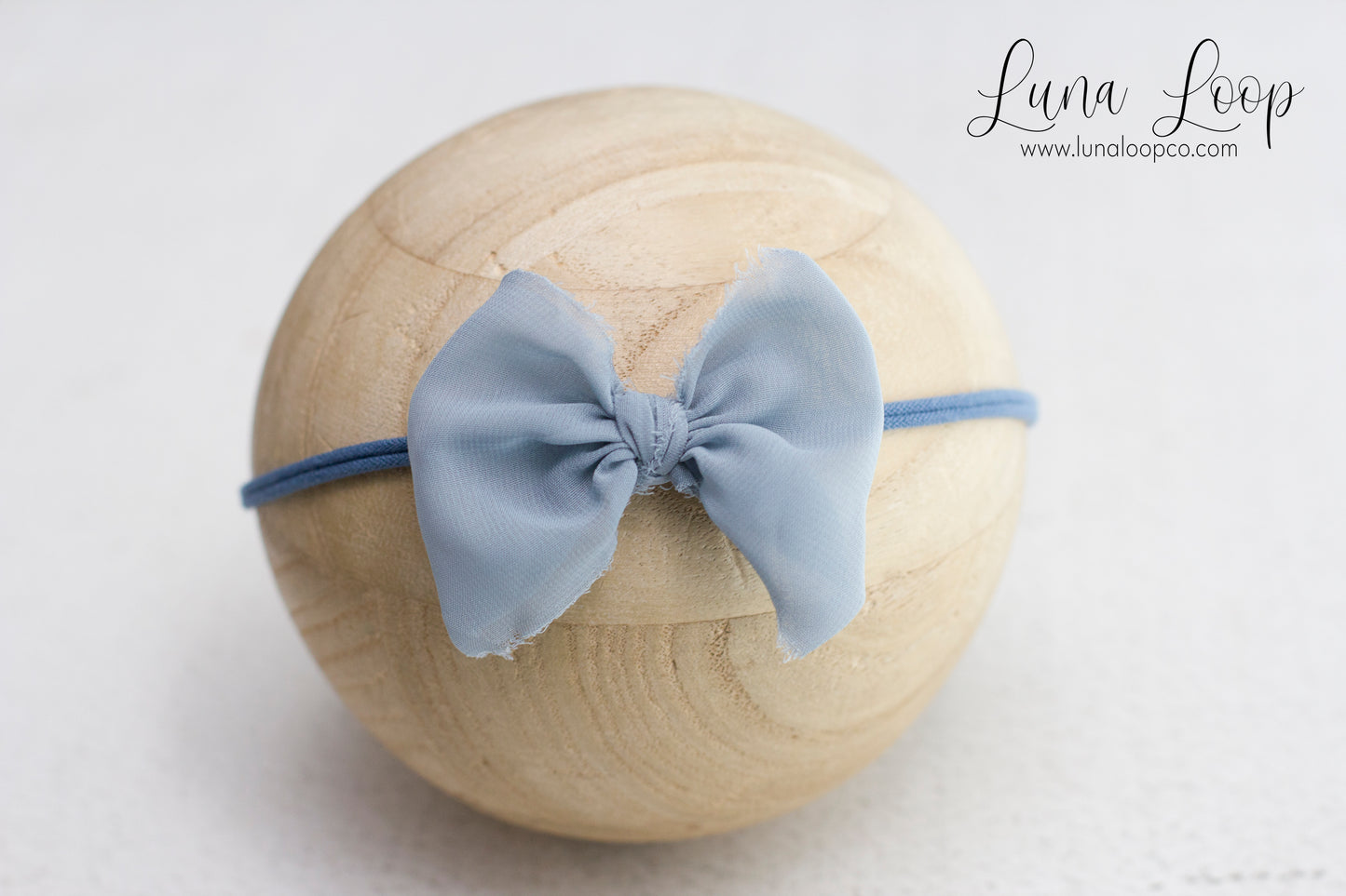 Blue | Dusty Blue Grande bow