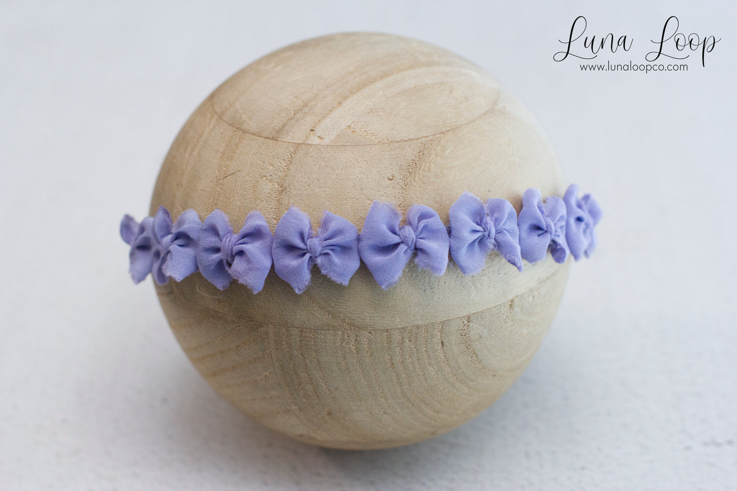 Purple | Lavender Tiny Multi bow tieback