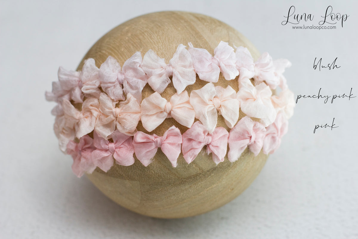 Blush | Crushed Blush Multi bow