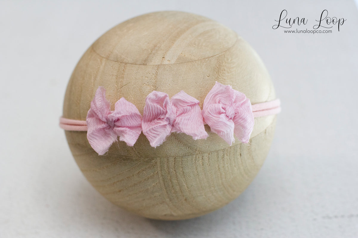 Pink | trio bow