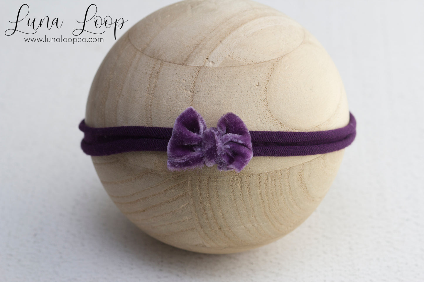 $ Purple | Velvet Bow