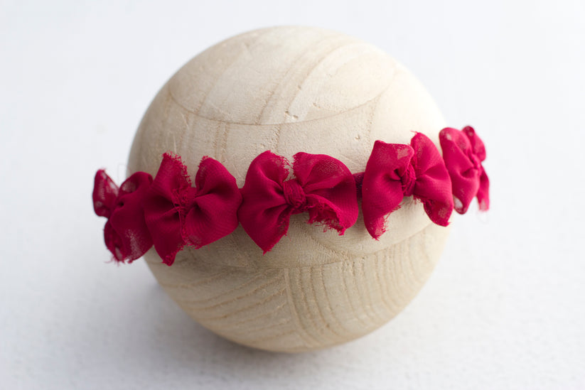 Red | Ruby Multibow Chiffon