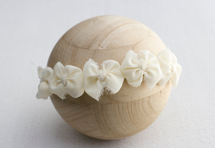 Cream | Multibow Chiffon