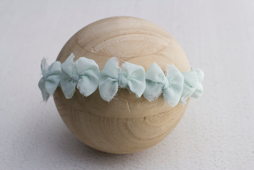 Green | Sage Multibow Chiffon