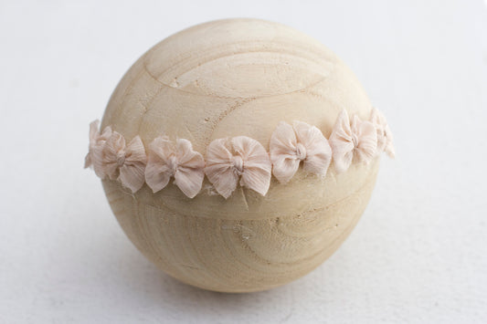 Natural | Natural Crinkle Tiny multi bow