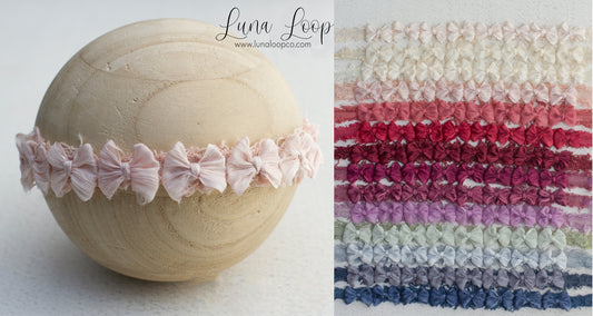 Tiny Crinkle Multi Bow Tieback