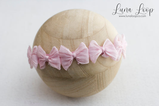 Pink | Crinkle Multi bow