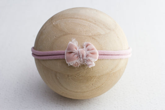Pink | Prim Velvet Bow
