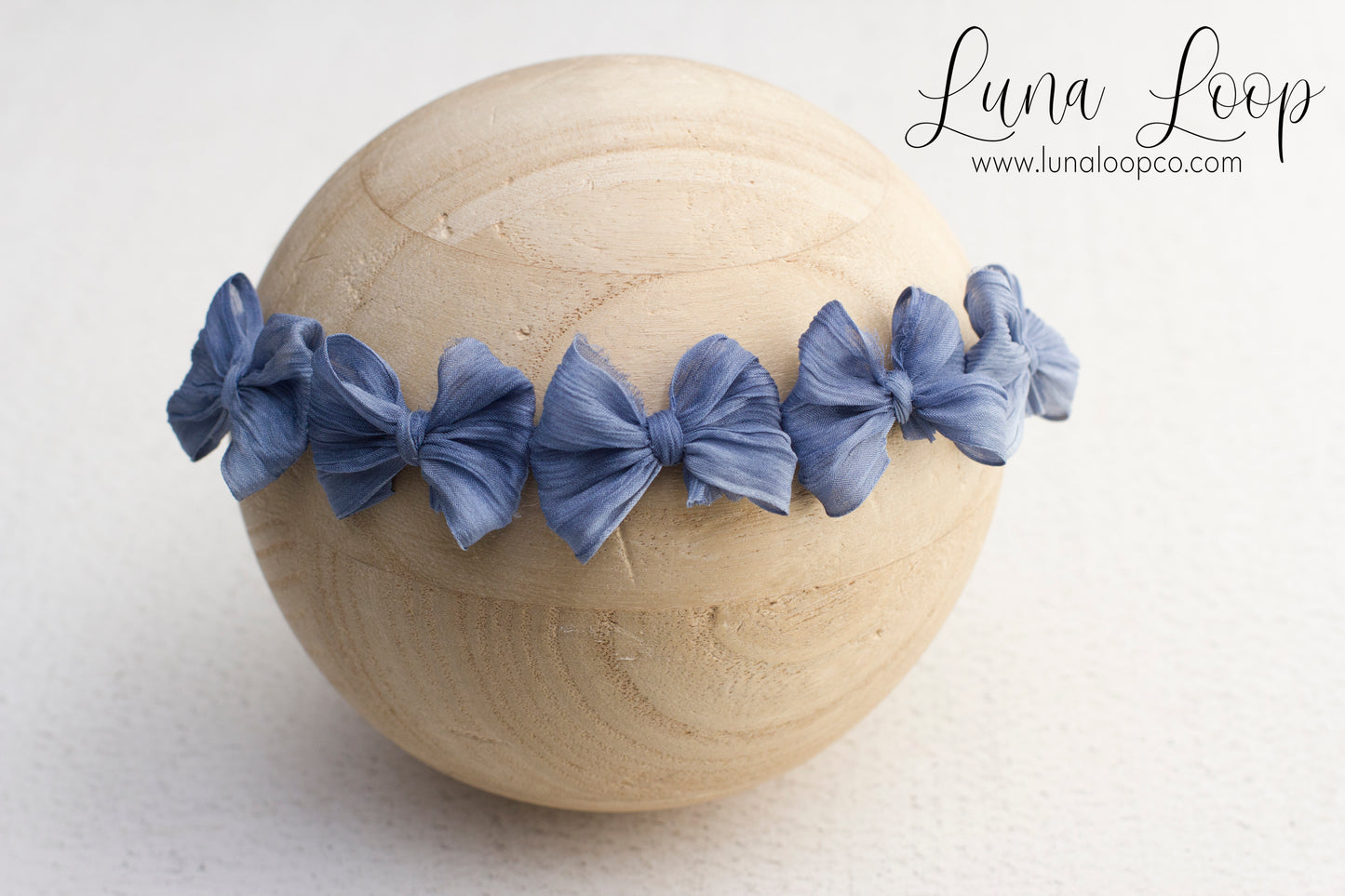 Blue | Sapphire Crinkle Multi bow