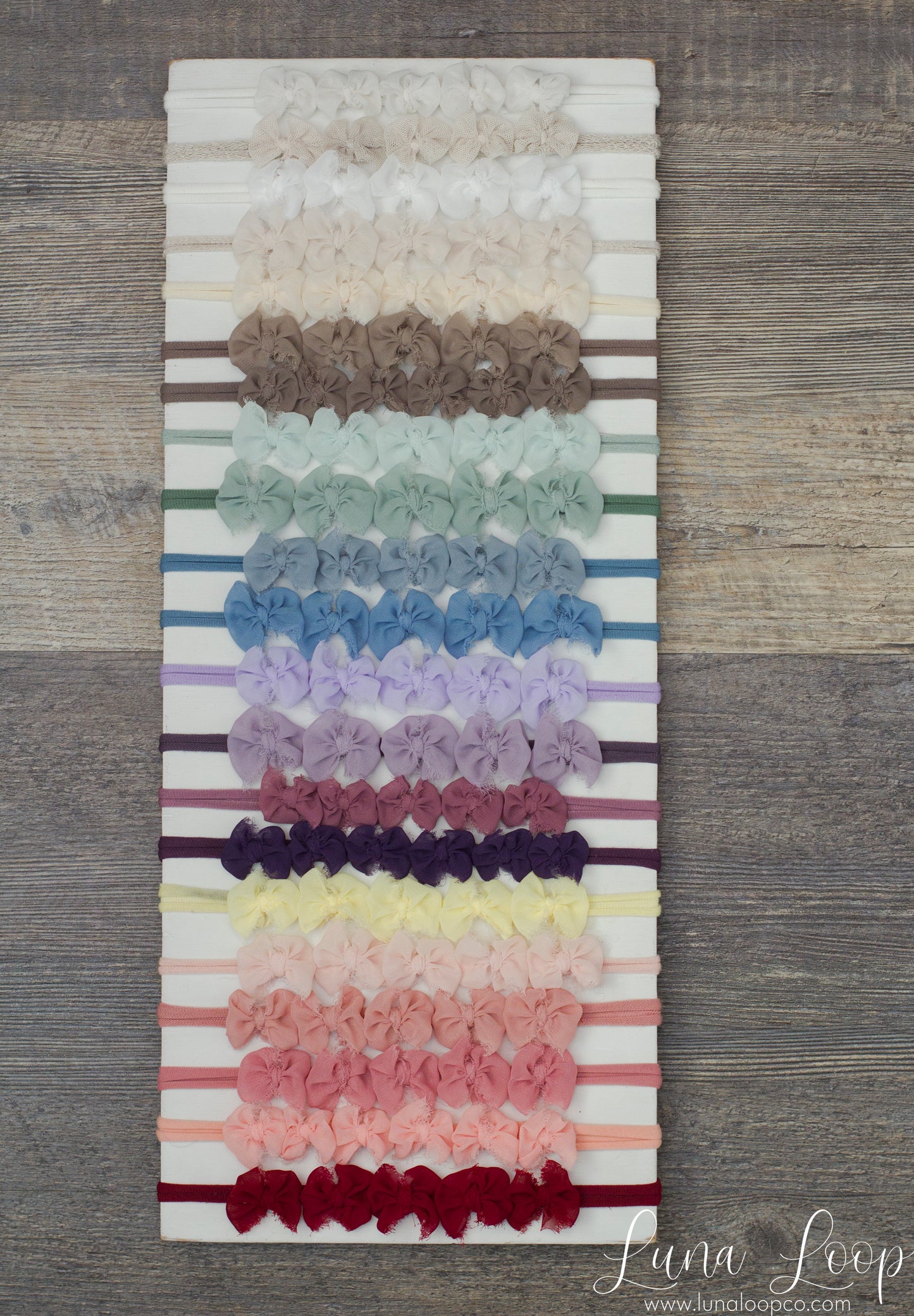 * GRAB BAG | Multi Chiffon Bow *Tiny or reg*