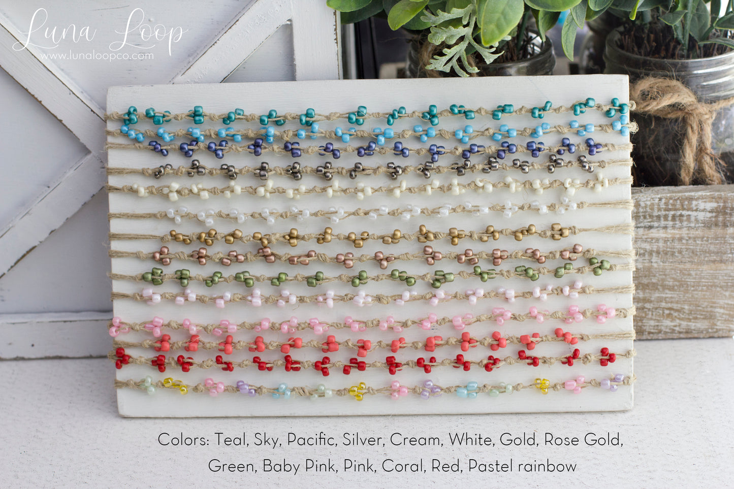 Bead Tieback *Several colors*