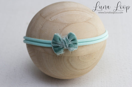 Blue | Mint Velvet Bow