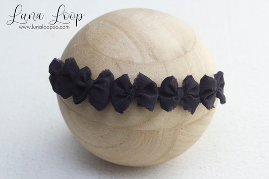 Black | 5 bow tieback