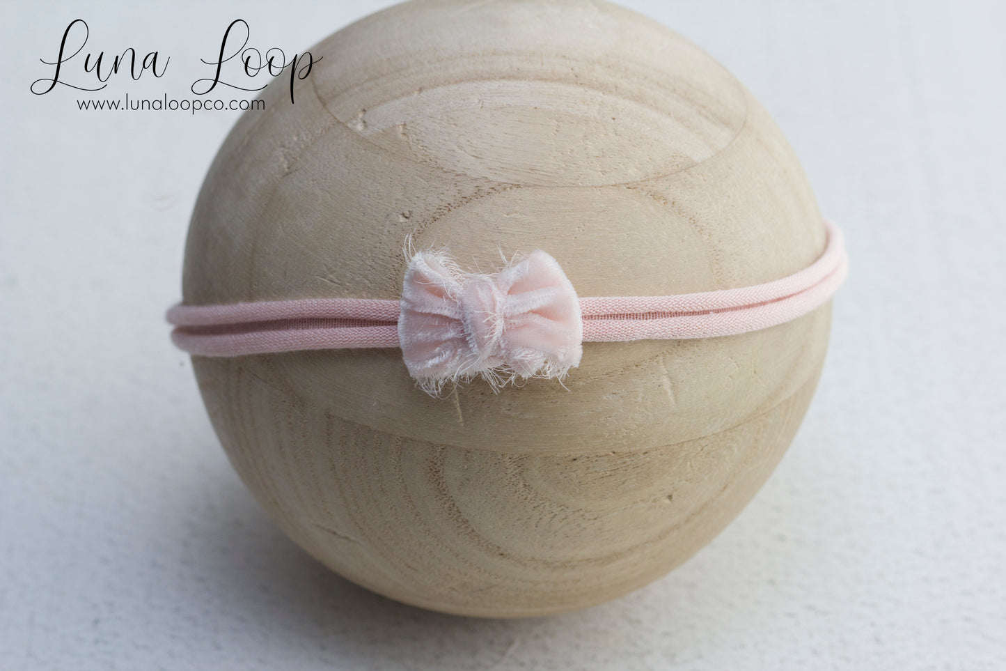 $ Pink | TINY Velvet bow