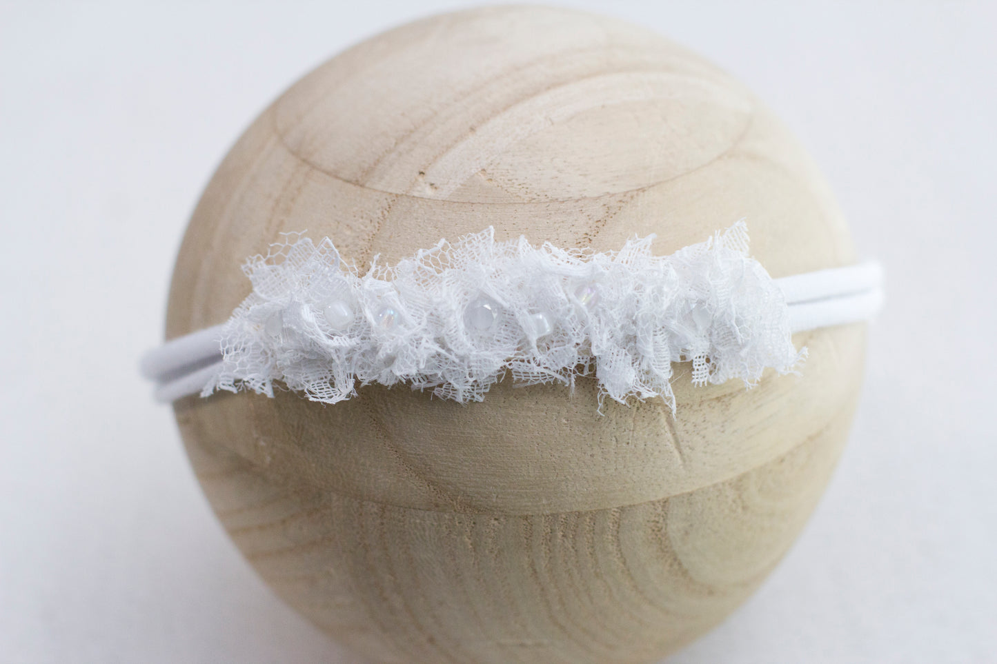 White | Beaded shabby