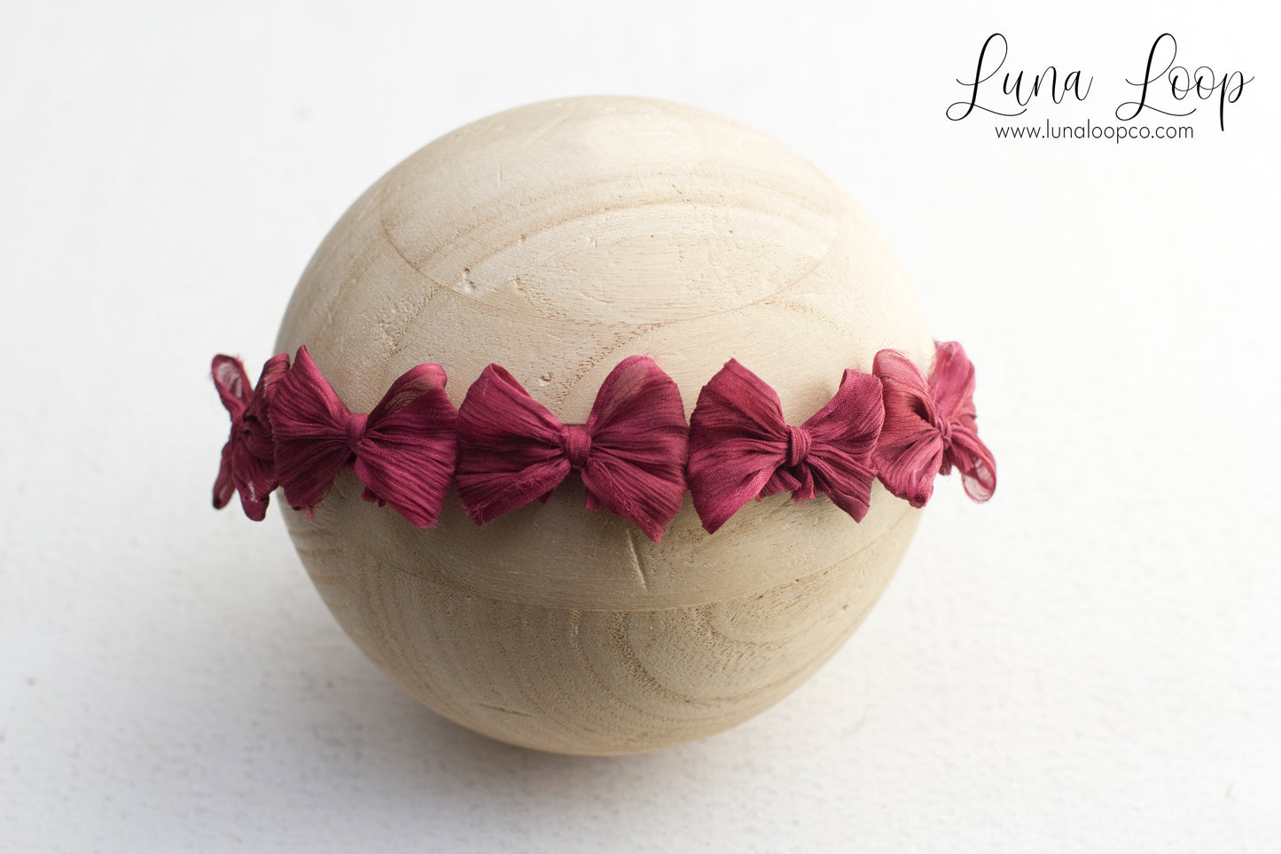 Red | Ruby Crinkle Multi bow